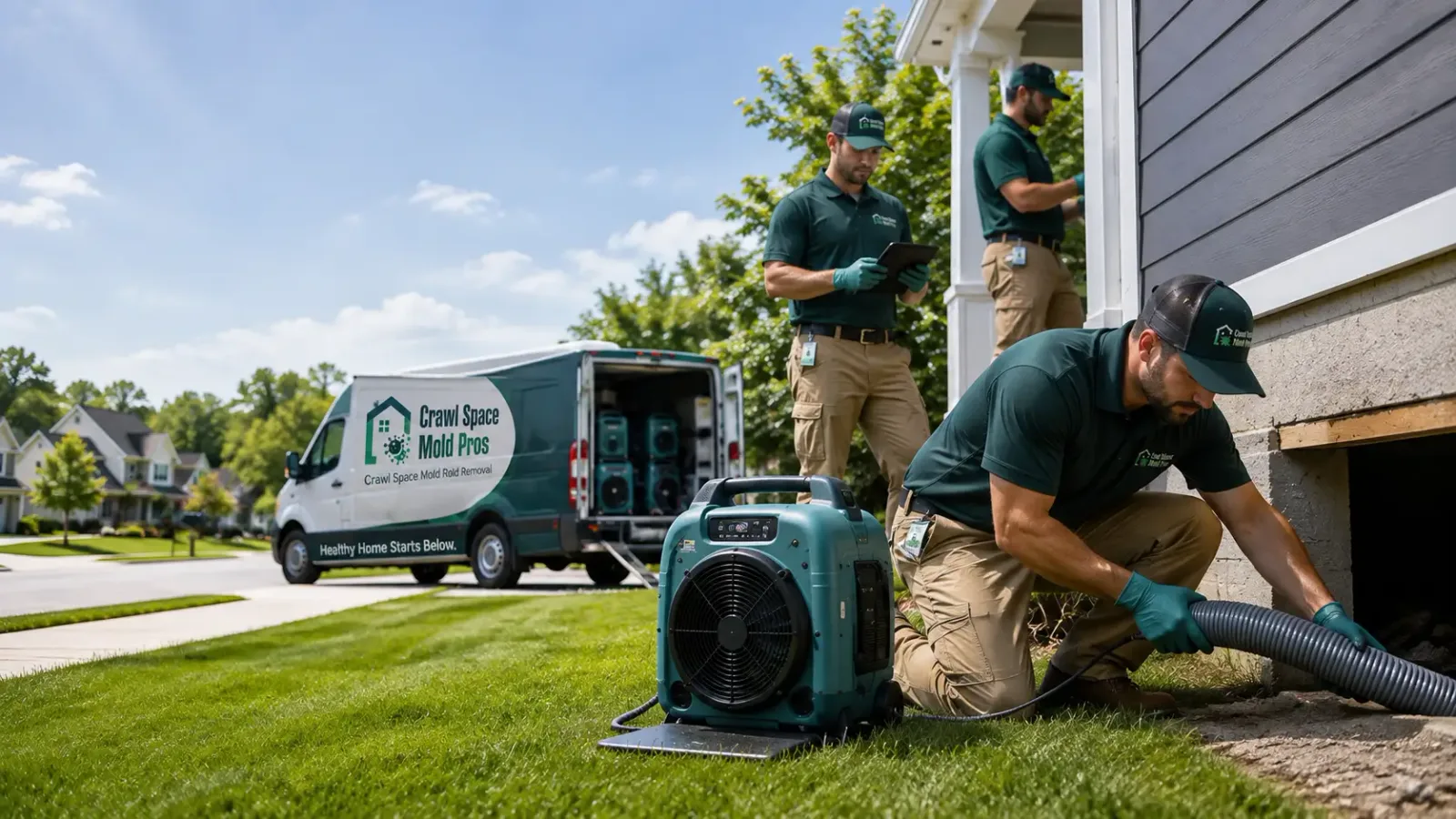 Crawl Space Mold Removal in Dresden, KS